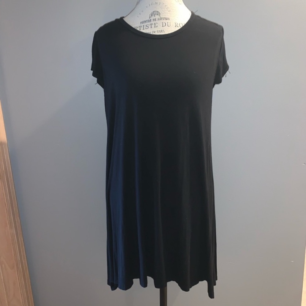 Black Brandy Melville T-Shirt Dress One Size